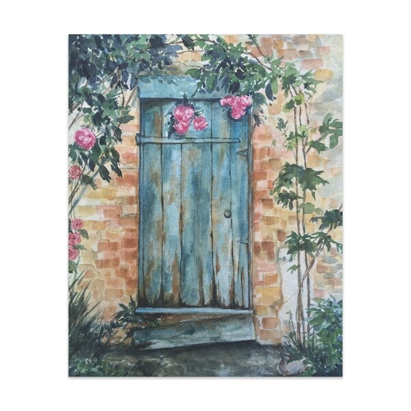 Wood Door Handmade Paper Print