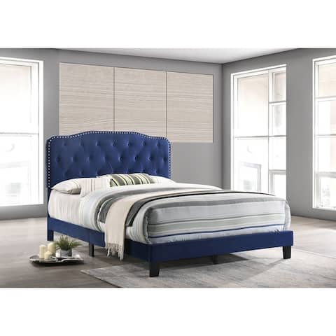 Buy Sleigh Bed, Blue Online at Overstock | Our Best Bedroom Furniture Deals