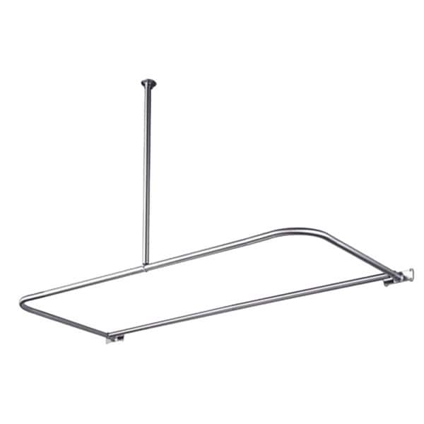 Shop D Type Chrome Shower Rod Free Shipping Today