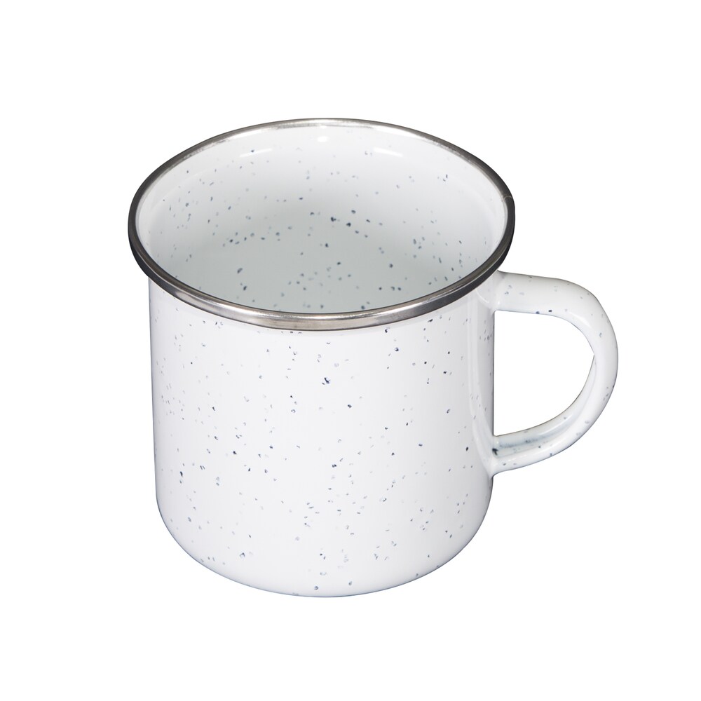 Stansport Enamel Percolator Coffee Pot 8 Cup - White