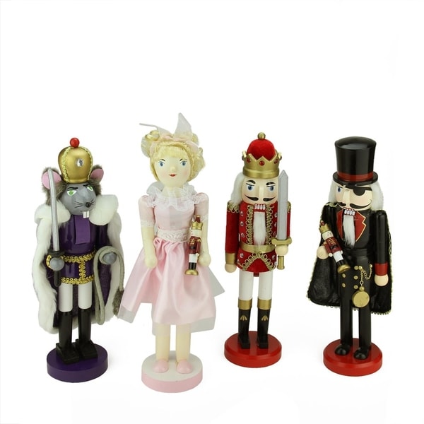 set of 4 decorative wooden nutcracker suite ballet christmas decorations - Overstock Christmas Decorations set of 4 decorative wooden nutcracker suite ballet christmas decorations - Overstock Christmas Decorations