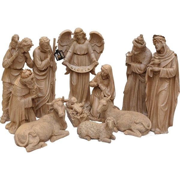 Holy Night Nativity Religious Christmas Decorative Pillow