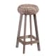 preview thumbnail 4 of 9, SEI Furniture Belize Weathered Grey Wicker Barstool (Set of 2)