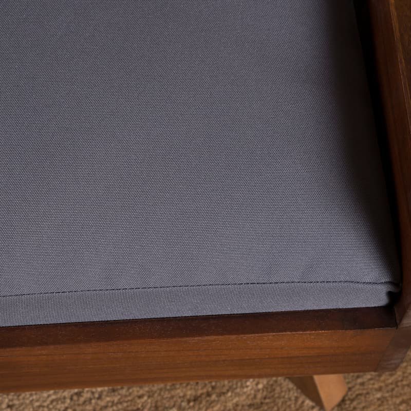 Doran Mid Century Rectangle Acacia Wood Dog Bed by Christopher Knight Home - N/A