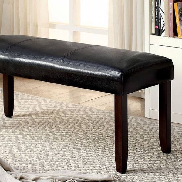 Transition Bench Brent Transitional Bench, Espresso & Dark Cherry - Bed Bath & Beyond ...