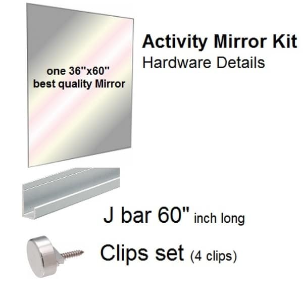 Shop Large Activity Gym Mirror Kit for Dance and Garage ...