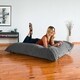 Jaxx Floor Pillow Bean Bag Lounger with Chenille Cover - Thumbnail 10