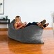 Jaxx Floor Pillow Bean Bag Lounger with Chenille Cover - Thumbnail 19