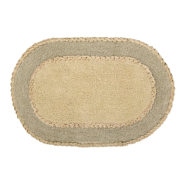 Double Ruffle Bath Rug 21
