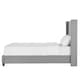 preview thumbnail 5 of 17, Melina Tufted Linen Wingback Platform Bed by iNSPIRE Q Bold