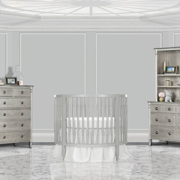 slide 2 of 4, Dream On Me, Sophia Posh Circular Crib