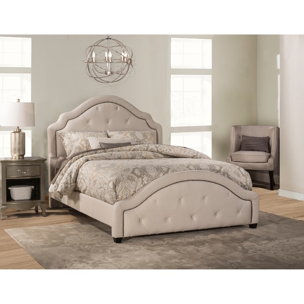 Belize Bed - Queen - Rails Included - Natural Fabric