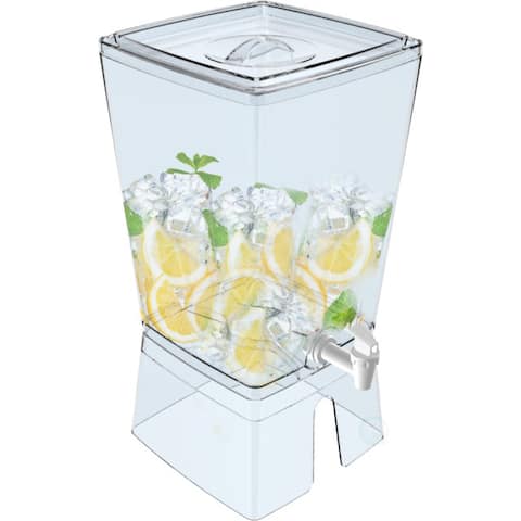 Stackable Juice and Water Beverage Dispenser, 2.5 Gallon