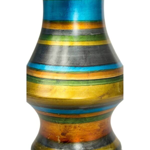 Shop Heather Ann Creations Stripes Decorative Ceramic Floor Vase