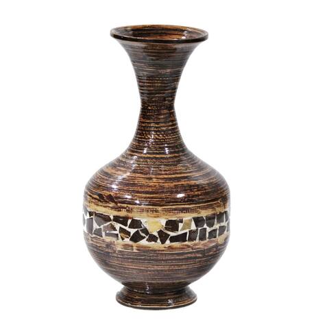 Heather Ann Creations Cora 22" Spun Bamboo Floor Vase