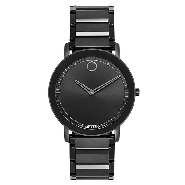 black movado watch men's