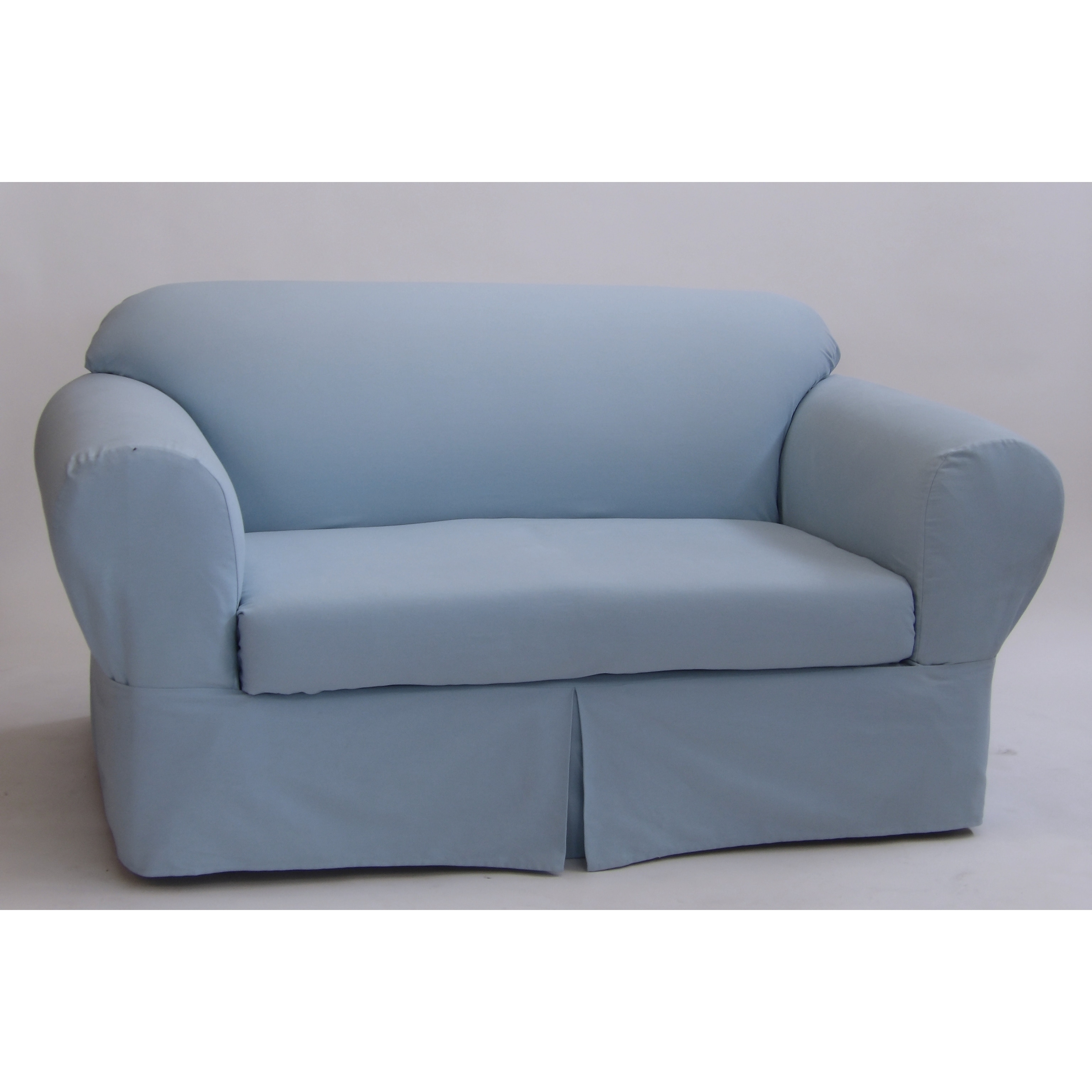 Classic Slipcovers Ten Ounce Cotton Twill Two Piece Loveseat Slipcover