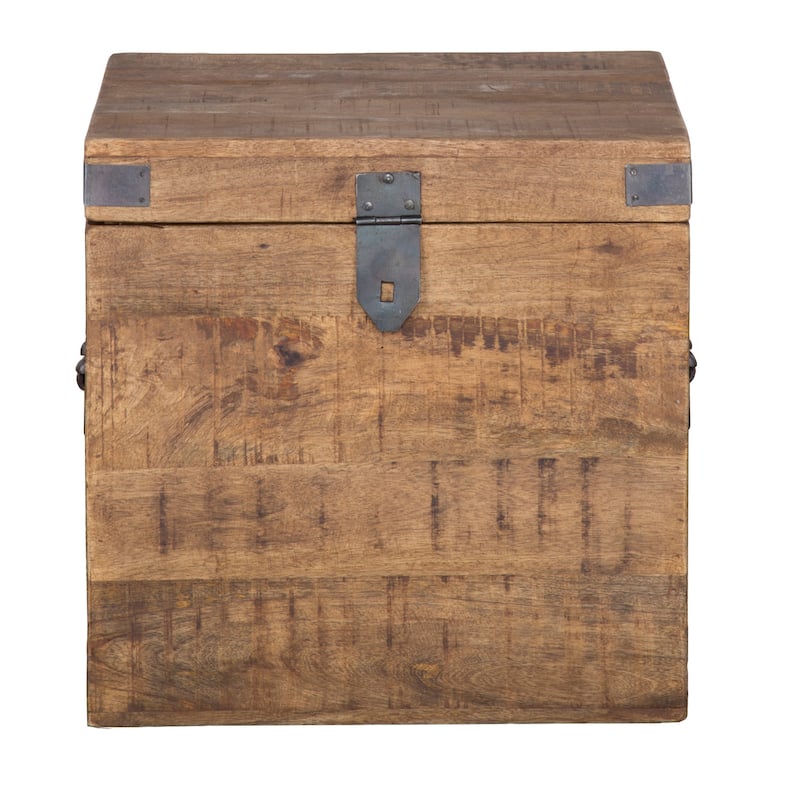 Livingston Solid Wood Square Cube by Kosas Home
