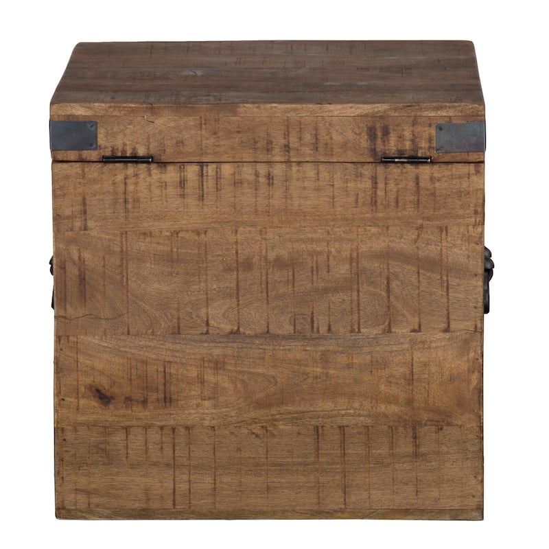 Livingston Solid Wood Square Cube by Kosas Home