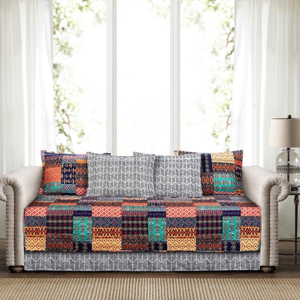 The Curated Nomad Electa 6-piece Daybed Cover Set