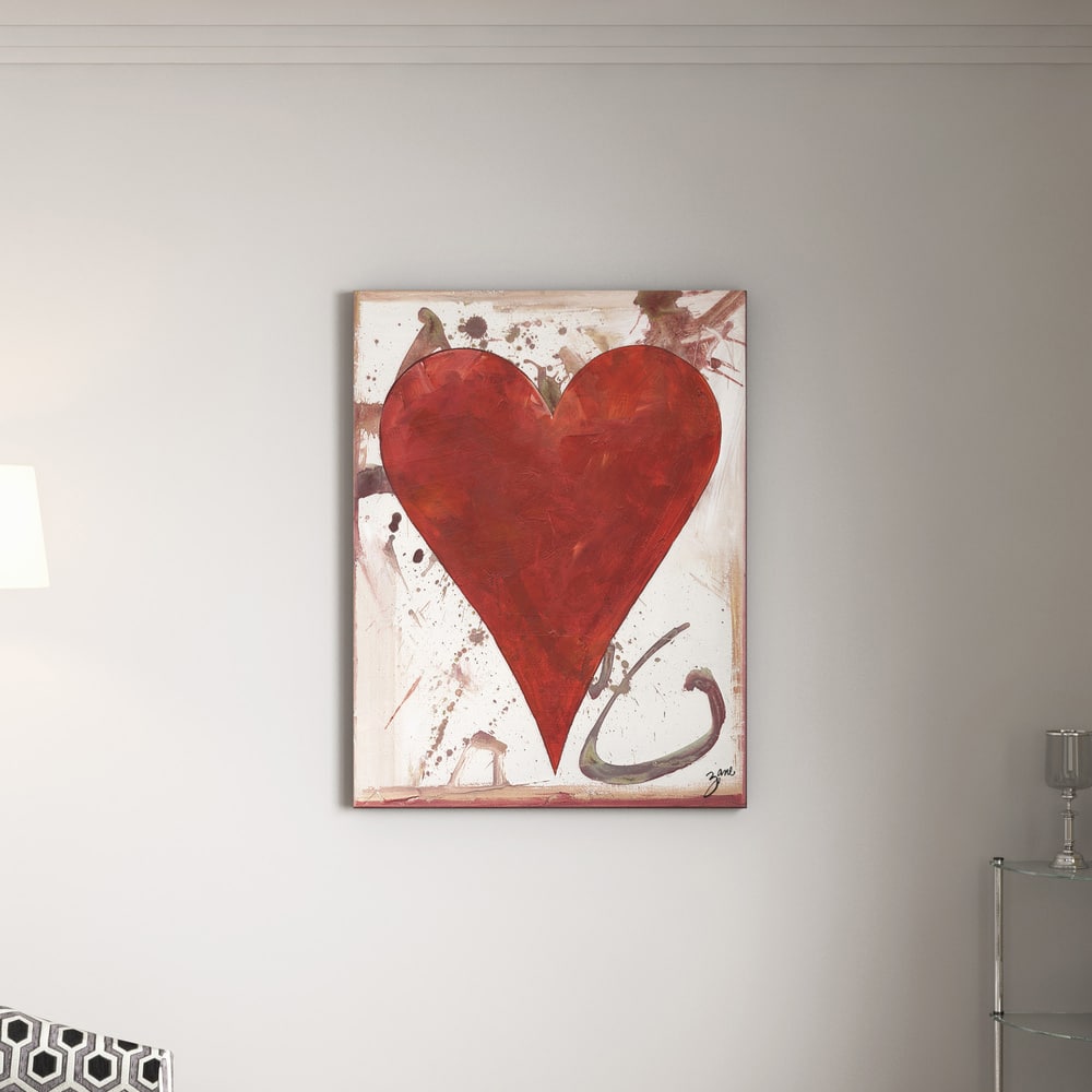 Porch & Den Zane Heartwork Cameryn Canvas Art