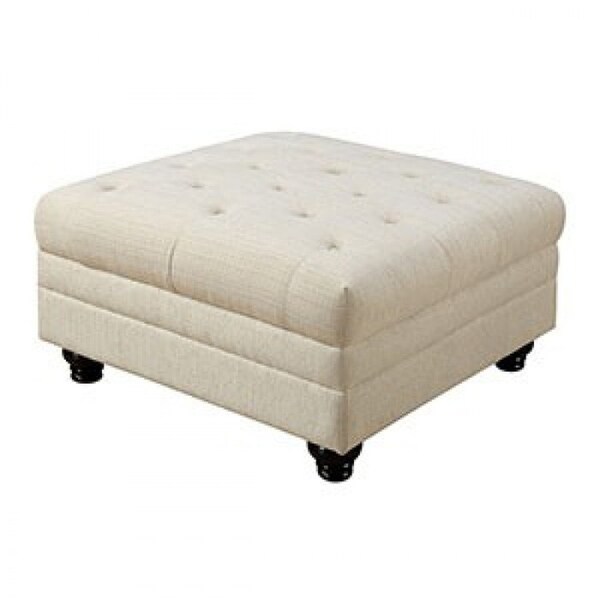 Stanford Ii Contemporary Ottoman, Ivory