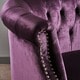 preview thumbnail 9 of 16, Milani Velvet Tufted Scroll Arm Loveseat by Christopher Knight Home