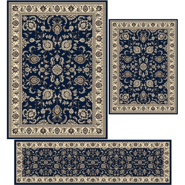 Tabriz Denim Three Piece Rug Set 3 X 4 11 5 7 2
