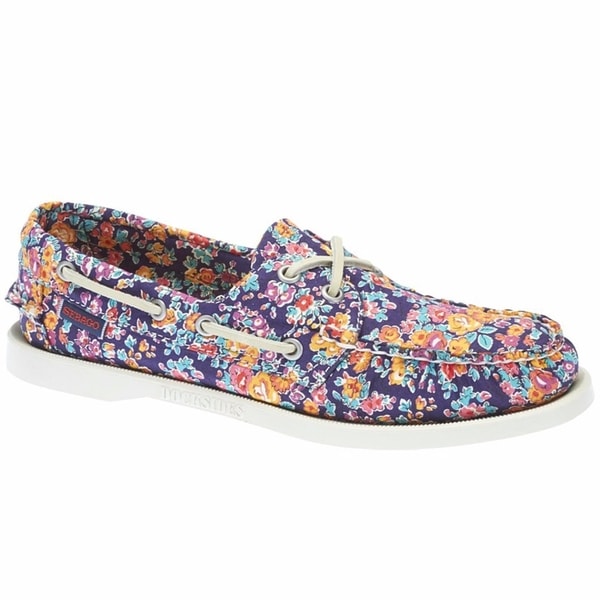 Shop Sebago Women's Docksides Boat Shoes Tatum Print ...