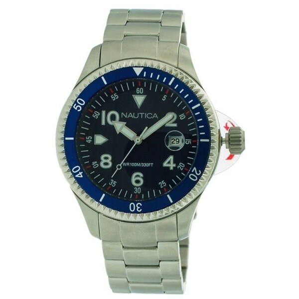 nautica stainless steel case