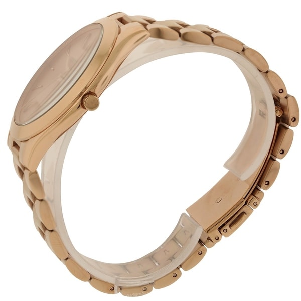 michael kors slim runway gold rose bracelet mk3197