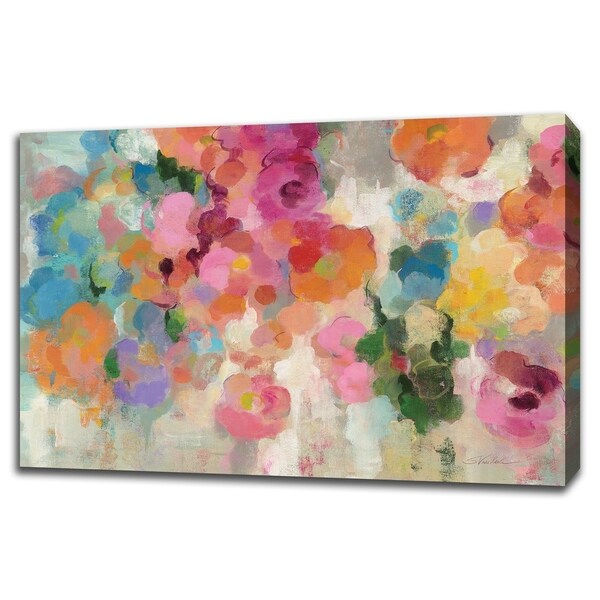 Colorful Garden I By Silvia Vassileva, Gallery Wrap Canvas - 45 x 30