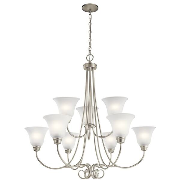 Kichler Bixler 5-Light Brushed Nickel Traditional Chandelier Kichler Bixler 5-Light Brushed Nickel Traditional Chandelier