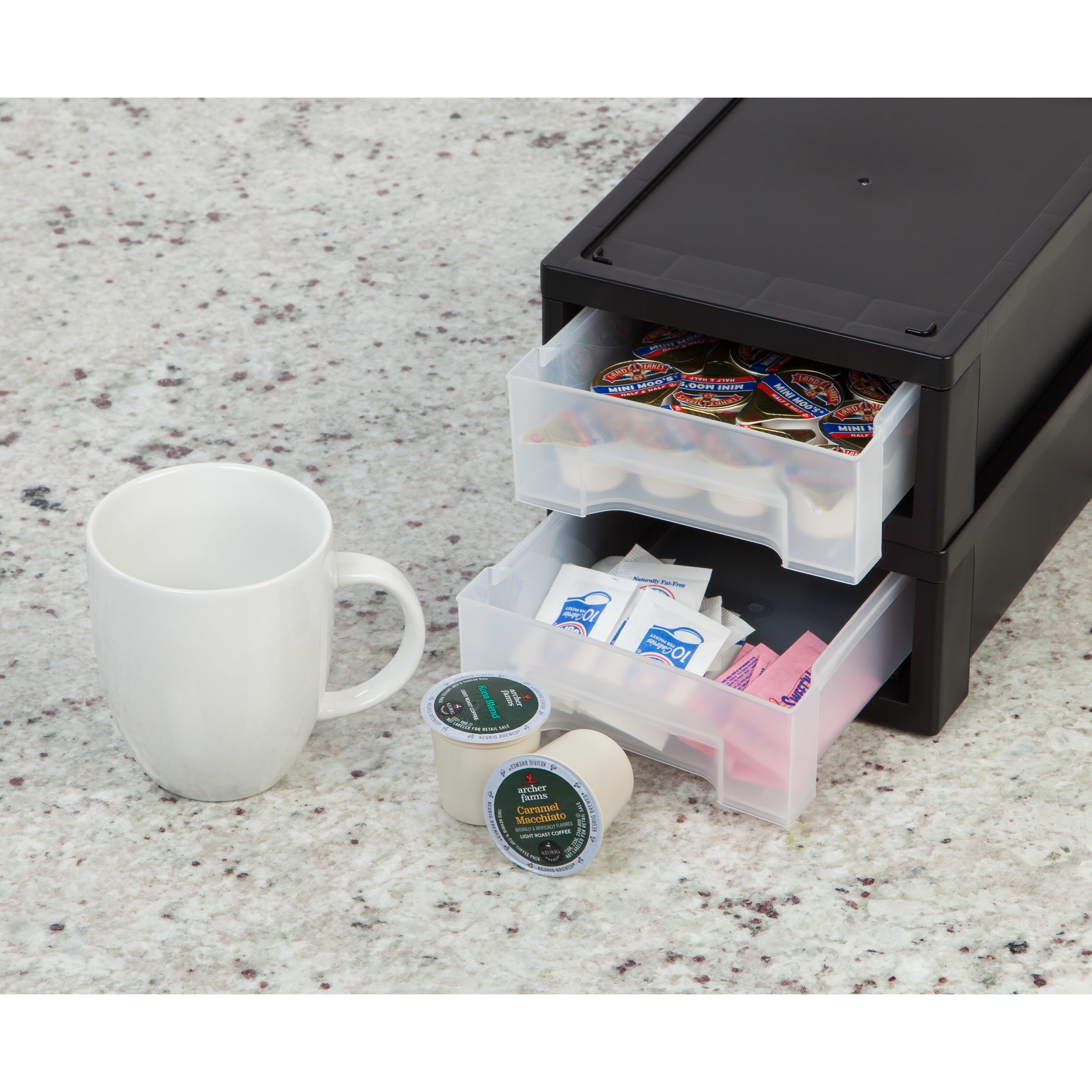 Shop Iris Small Desktop Stacking Drawer 6 Pack Clear Free