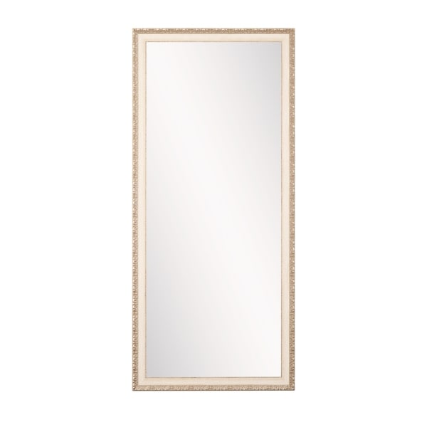 Chic Cream Anitque 32 x 65.5 - Inch Floor Mirror