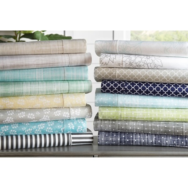Becky Cameron Ultra Soft Printed 4 Piece Bed Sheet Set