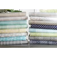 Becky Cameron Ultra Soft Printed 4 Piece Bed Sheet Set