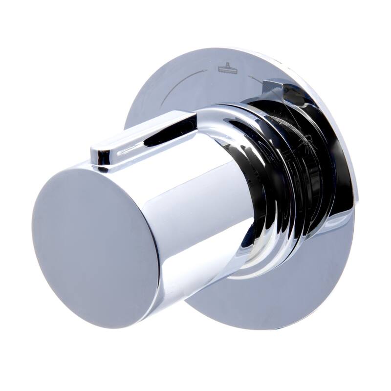 ALFI brand Polished Chrome Modern Round 3 Way Shower Diverter