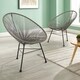 Sarcelles Modern Wicker Patio Chairs by Corvus (Set of 2) - Thumbnail 12