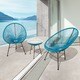 Sarcelles Modern Wicker Patio Chairs by Corvus (Set of 2) - Thumbnail 21