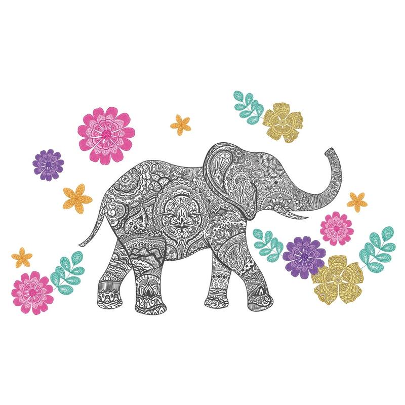 WallPops Mehndi Wall Art Kit - 17.5in x 24in x 0.125in