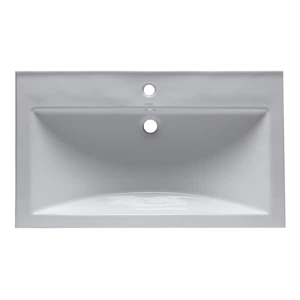 Eago Bh001 White Ceramic 32 X19 Rectangular Drop In Sink On Sale Overstock 17806498