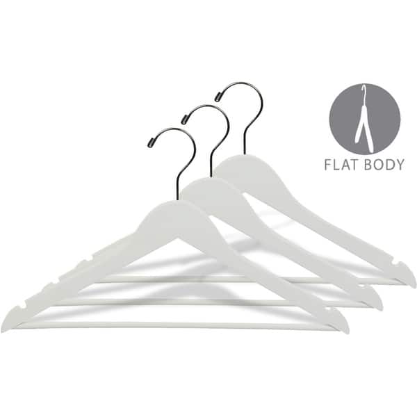 https://ak1.ostkcdn.com/images/products/17806613/White-Rubberized-Wooden-Suit-Hanger-with-Solid-Wood-Bar-Flat-17-Inch-Rubber-Coated-Hangers-with-Chrome-Swivel-Hook-Notches-ee32e32b-c063-44fe-80b7-0afd2bca0a19_600.jpg?impolicy=medium