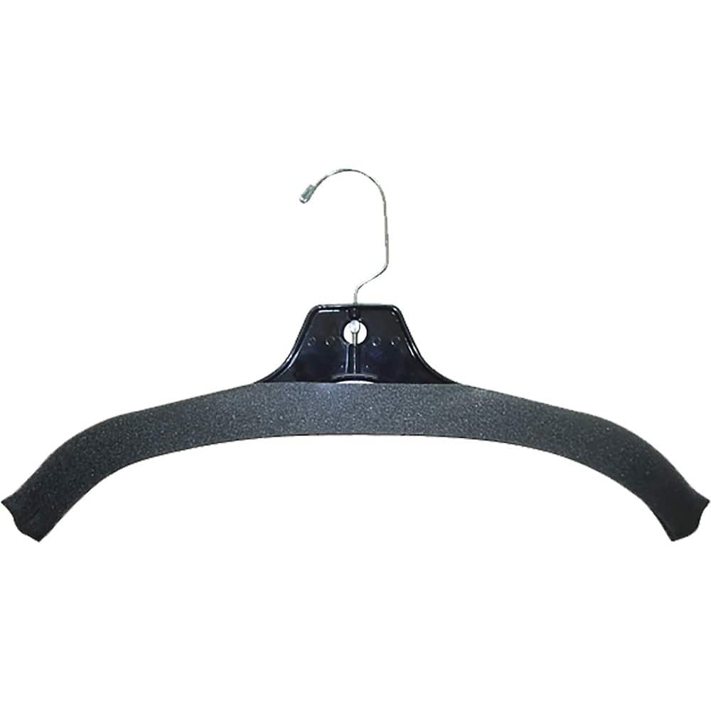 Grey Foam Hanger Covers, Box of 100 Non-Slip Protective Covers for Standard Sized Hangers