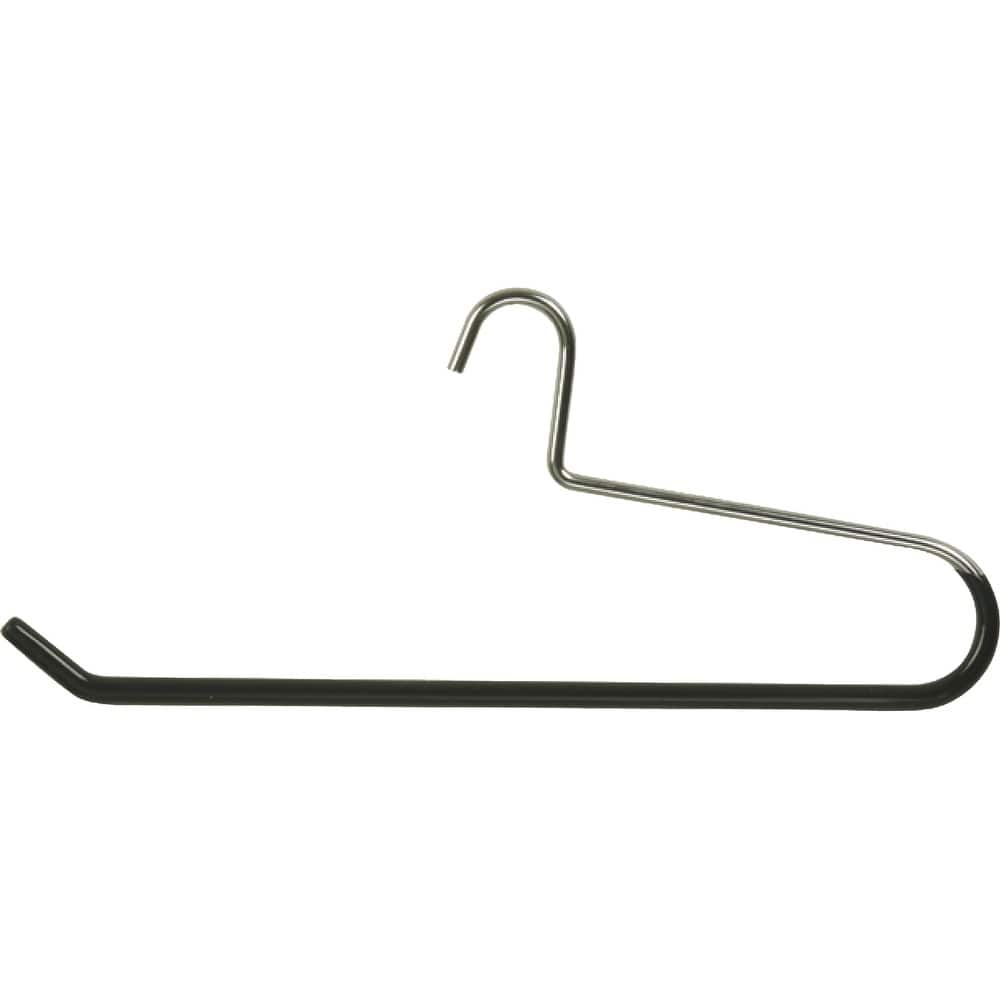 Heavy Duty Metal Quilt Hanger, Heavy Guage Steel Hanger with Black Vinyl Non-Slip Coating for Pants Linens or Textiles