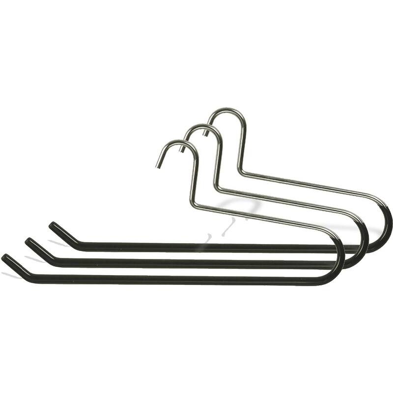 Heavy Duty Metal Quilt Hanger, Heavy Guage Steel Hanger with Black Vinyl Non-Slip Coating for Pants Linens or Textiles