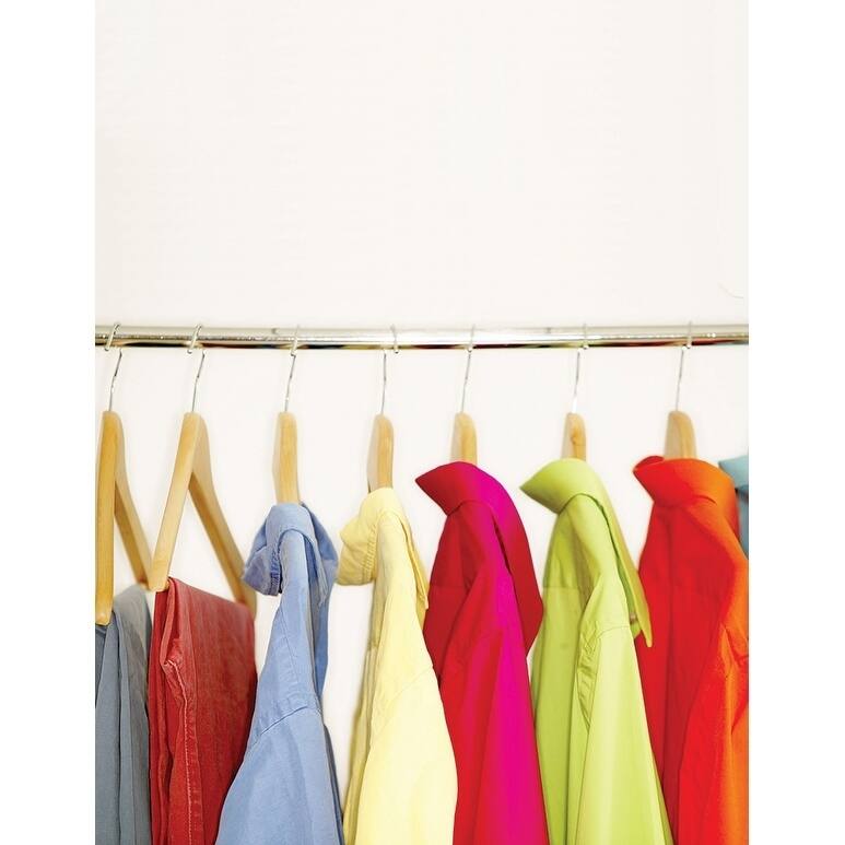 Concave Wooden Top Hanger with Natural Finish, Thick Curved Coat Hangers with Chrome Swivel Hook for Jackets or Fine Shirts
