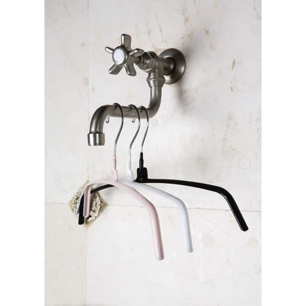 Non-Slip Hanger (White, Swivel Hook)