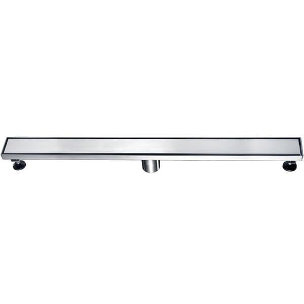 Alfi Brand ABLD32B 32" Modern Stainless Steel Linear Shower Drain with Solid Cover