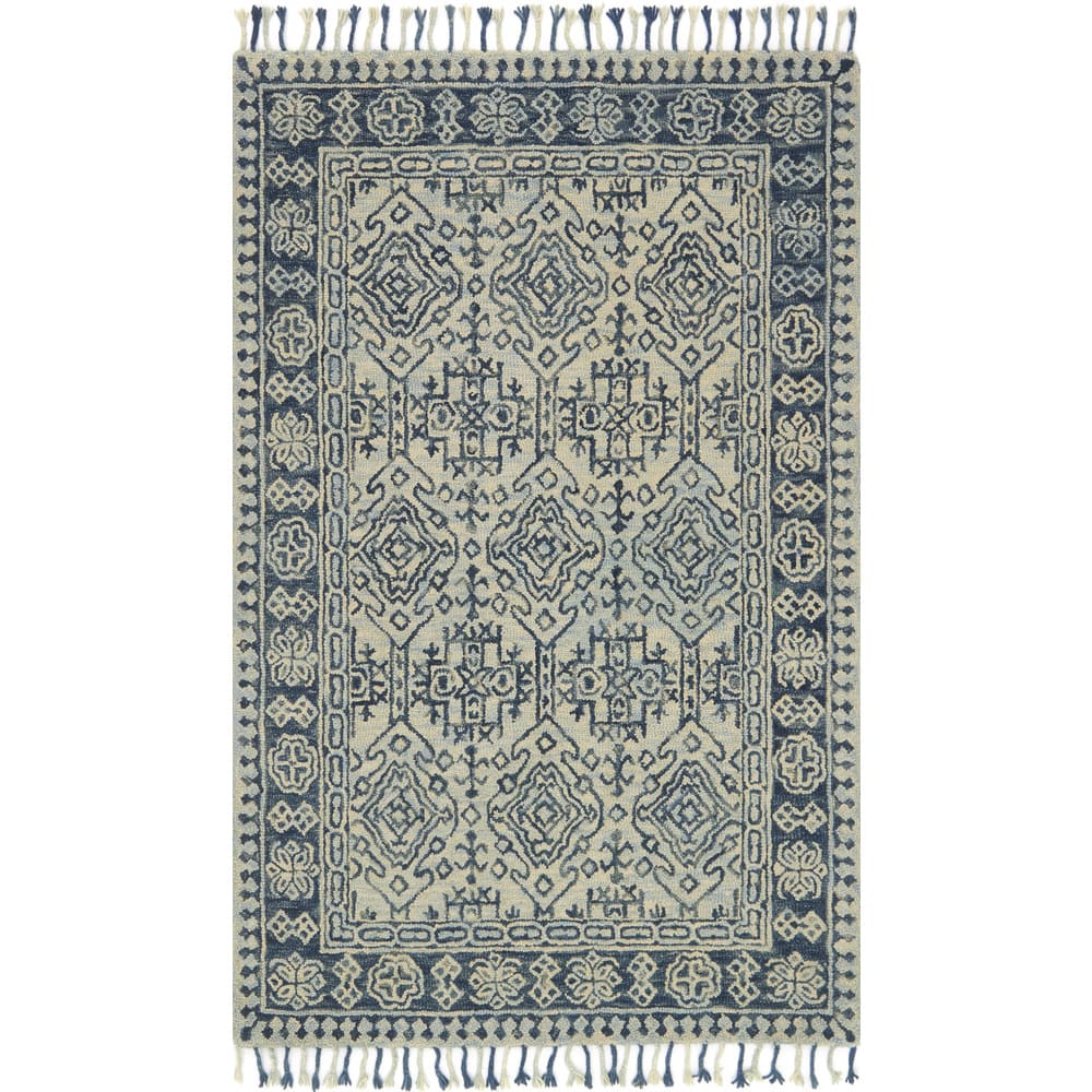 Alexander Home Sahara Mist Boho Hand-Hooked Wool Rug